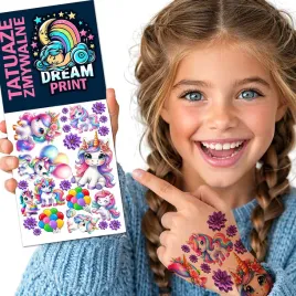 tatuaze-zmywalne-dla-dzieci-dzieciece-jednorozce-unicorn-kon-wzory-wodne