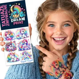 tatuaze-zmywalne-dla-dzieci-dzieciece-jednorozce-unicorn-kon-wodne-jakosc