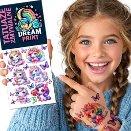 tatuaze-zmywalne-dla-dzieci-dzieciece-jednorozce-unicorn-kon-jakosc-wodne