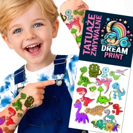 tatuaze-zmywalne-dla-dzieci-dzieciece-dinozaury-wodne-wzory