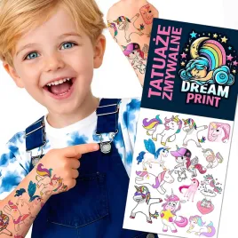tatuaze-zmywalne-dla-dzieci-dzieciece-jednorozce-unicorn-jakosc-wzory