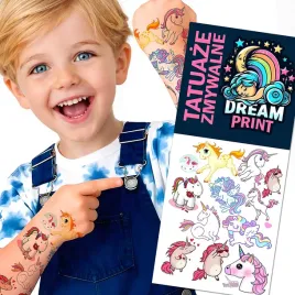 tatuaze-zmywalne-dla-dzieci-dzieciece-jednorozce-unicorn-jakosc-wodne