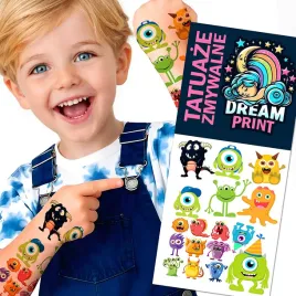tatuaze-zmywalne-dla-dzieci-dzieciece-monsters-potwory-wzory-wodne