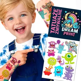 tatuaze-zmywalne-dla-dzieci-dzieciece-monsters-potwory-super-jakosc