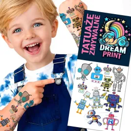 tatuaze-zmywalne-dla-dzieci-dzieciece-robots-jakosc-wodne