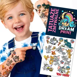 tatuaze-zmywalne-dla-dzieci-dzieciece-tom-and-jerry-jakosc-wodne