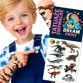 tatuaze-zmywalne-dla-dzieci-dzieciece-jurassic-wzory-wodne