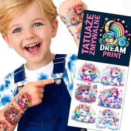 tatuaze-zmywalne-dla-dzieci-dzieciece-jednorozce-unicorn-kon-wodne-jakosc