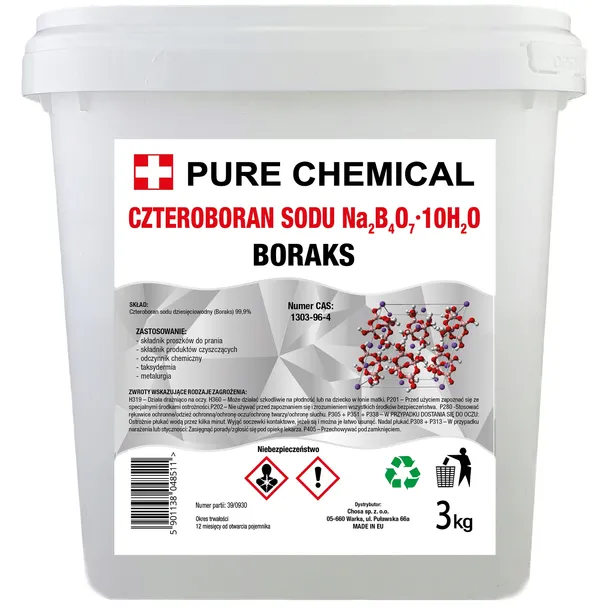 BORAKS BORAX CZTEROBORAN SODU czda 3kg
