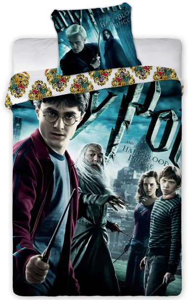 POŚCIEL MŁODZIEŻOWA 160x200 BAWEŁNA HOGWART HARRY POTTER