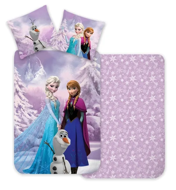 POŚCIEL 140x200 KRAINA LODU FROZEN DISNEY ELSA ANNA OLAF