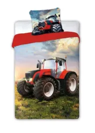 posciel-mlodziezowa-160x200-farma-ciagnik-czerwony-traktor