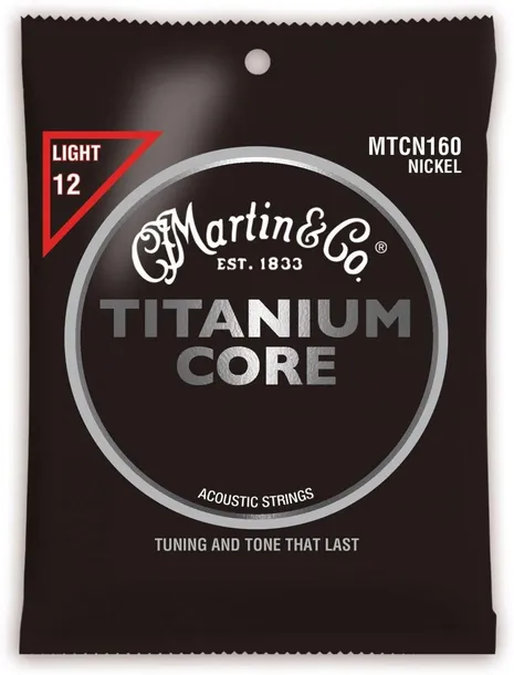 Martin TCN160 Titanium Core Light Nickel - struny do gitary akustycznej