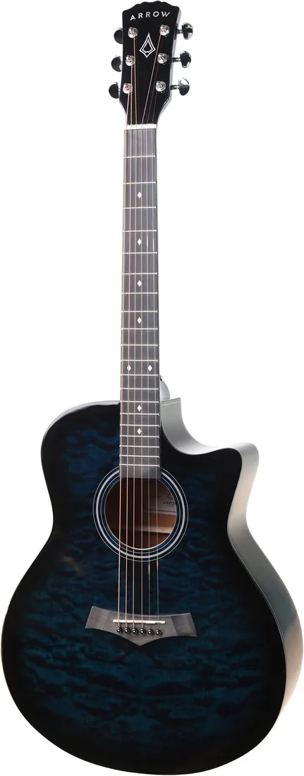 arrow-dune-series-blue-gitara-akustyczna-stan-nowy