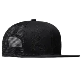 gibson-slash-skully-all-black-czapka-trucker