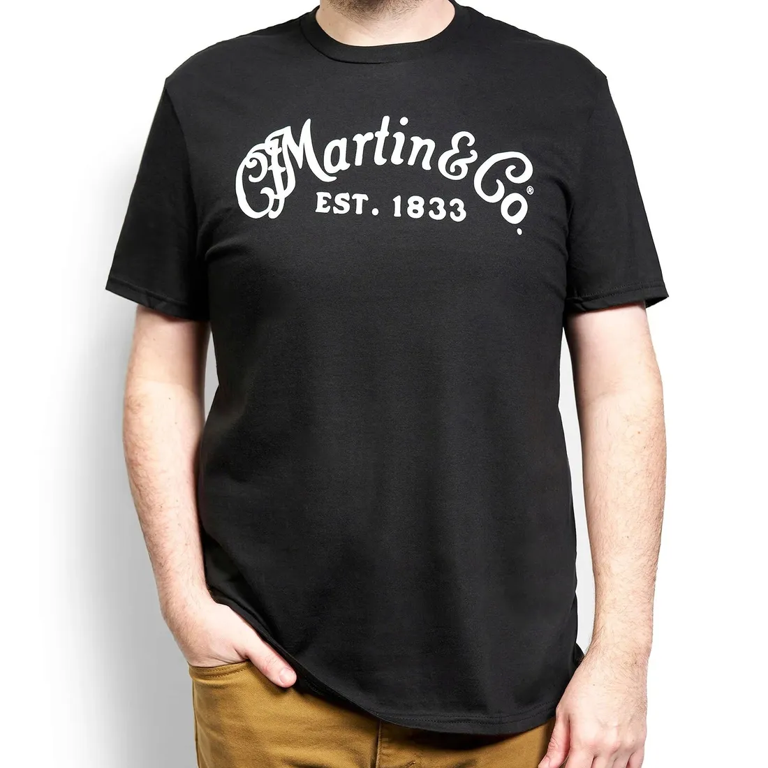 martin-cl-logo-olive-white-script-t-shirt-meski-m-stan-nowy