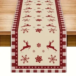 swiateczny-bieznik-na-stol-obrus-33x274-renifery-i-sniezki