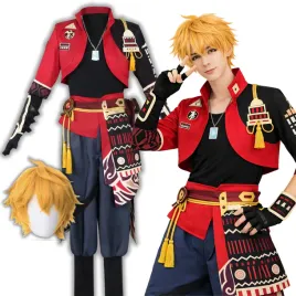 stroj-thoma-cosplay-genshin-impact-kostium-anime-peruka-wlosy-170-176-cm