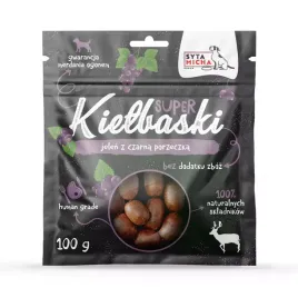 syta-micha-kielbaski-przysmak-dla-psa-jelen-czarna-porzeczka-100g