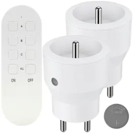 virone-gniazdo-na-pilot-2x-230v-bezprzewodowe-sterowanie-40m-zasiegu