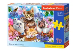 puzzle-70-el-kittens-with-flowers