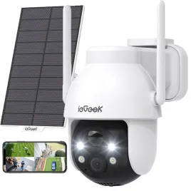 iegeek-2k-3mp-solar-360-ptz-outdoor-camera-ip65-wifi-2-4ghz