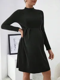 kc84205-shein-sukienka-czarna-ciazowa-do-karmienia-dlugi-rekaw-13-xxl