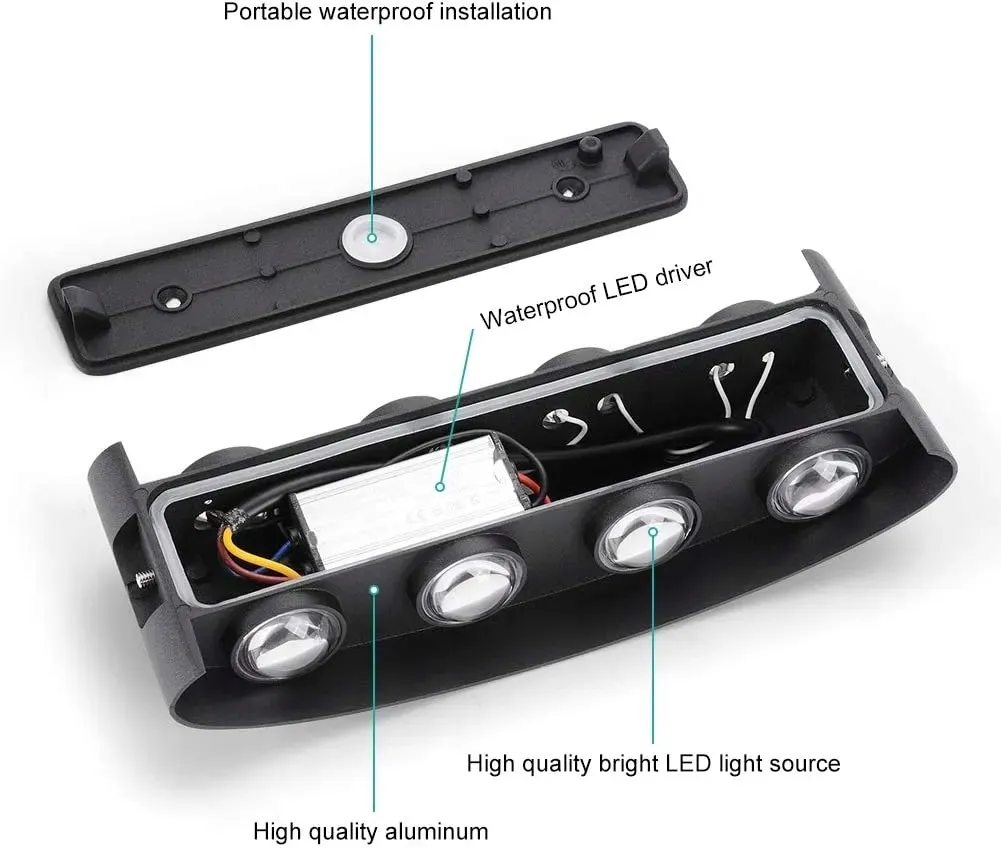 kinkiet-scienny-led-8w-3000k-stan-nowy