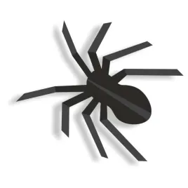 dekoracja-kartonowa-pajak-3d-samoprzylepny-czarna-30-cm