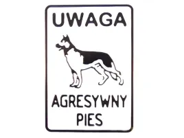 tablica-tabliczka-ostrzegawcza-uwaga-zly-pies