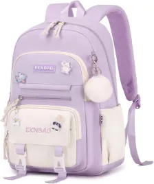 plecak-szkolny-wielokomorowy-tornister-szkolny-z-pomponikiem-fioletowy