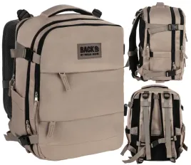 plecak-podrozny-bagaz-podreczny-kabinowka-piaskowy-backup
