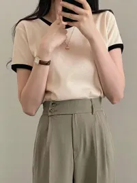 cc55101-dazy-teskturowy-t-shirt-kontrastowe-wykonczenie-10-s