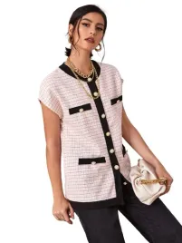 kc13121-shein-elegancka-tweedowa-kontrastowa-bluzka-z-guzikami-50-xs