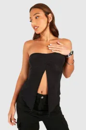 kc94312-boohoo-tall-czarny-top-z-rozcieciem-marszczenie-41-3xl