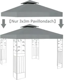 dach-zapasowy-do-pawilonu-3x3-m-podwojny-szary