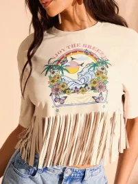 ic43108-forever-21-krotki-t-shirt-bezowy-fredzle-nadruk-40-m