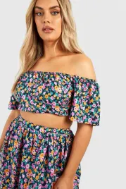 lc82314-boohoo-top-bardot-odkryte-ramiona-kwiatowy-wzor-35-xxl