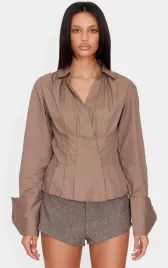 dc26206-prettylittlething-bezowa-taliowana-koszula-dlugi-rekaw-34-s