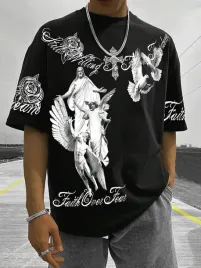 lc72212-shein-czarny-t-shirt-meski-z-nadrukiem-s