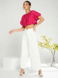 xc43313-shein-krotki-top-bufiaste-rekawy-drapowanie-l