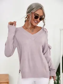 fc25118-shein-sweter-dlugi-rekaw-wiazania-dekolt-v-s