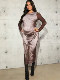 ic52103-shein-olowkowa-ciazowa-sukienka-maxi-z-nadrukiem-dlugi-rekaw-m