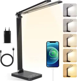 lampka-biurkowa-led-z-podwojnym-ramieniem-obrotowym-5-kolorow-6-jasnosci