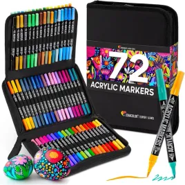 markery-akrylowe-72-sztuki-organizer-piornik-dwustrone-wydajne-do-szkoly