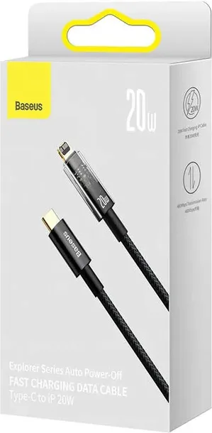 kabel-baseus-explorer-usb-c-lightning-20w-2m-czarny