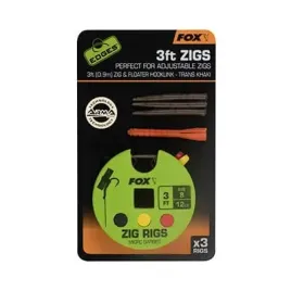 fox-przypony-karpiowe-edges-zig-rigs-8-12lb-3ft