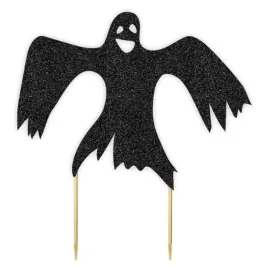 topper-papierowy-halloween-duch-czarny-brokatowy-18x19-cm