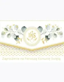 zaproszenie-komunia-swieta-ihs-zloty-i-eucalyptus-10-szt