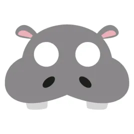 maska-przebranie-zwierzatka-hipopotam-filcowa